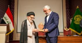 احتفاءً بأعلام الحوزة العلمية .. العتبة العلوية المقدسة تُقيم ندوة حوارية علمية للعلّامة السيد أحمد الحسيني الأشكوري