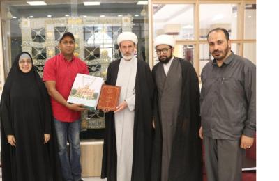 وفد من أعرق المكتبات الإسلامية الهندية يزور مكتبة الروضة الحيدرية