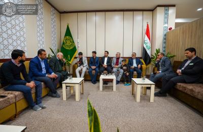  وفد الأمانة العامة لاتحاد الروابط والتجمعات القرآنية في العراق يزور قسم الشؤون الفكرية والثقافية في العتبة العلوية المقدسة