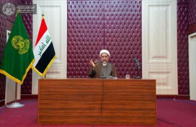  وفد من المبلغات في منطقة الزعفرانية في بغداد يزور قسم الشؤون الفكرية والثقافية في العتبة العلوية المقدسة