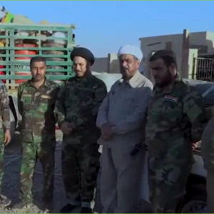 لجنة الارشاد والتعبئة تزور محاورها في غرب الموصل