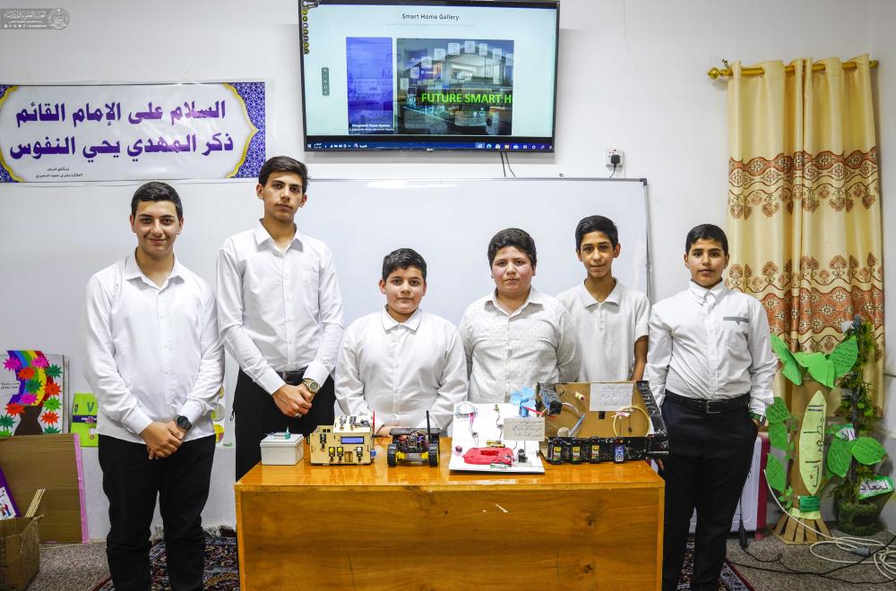 من الإنذار المبكر إلى المنازل الذكية .. طلبة مدارس العتبة العلوية المقدسة يبدعون بعرض مشاريع متطورة