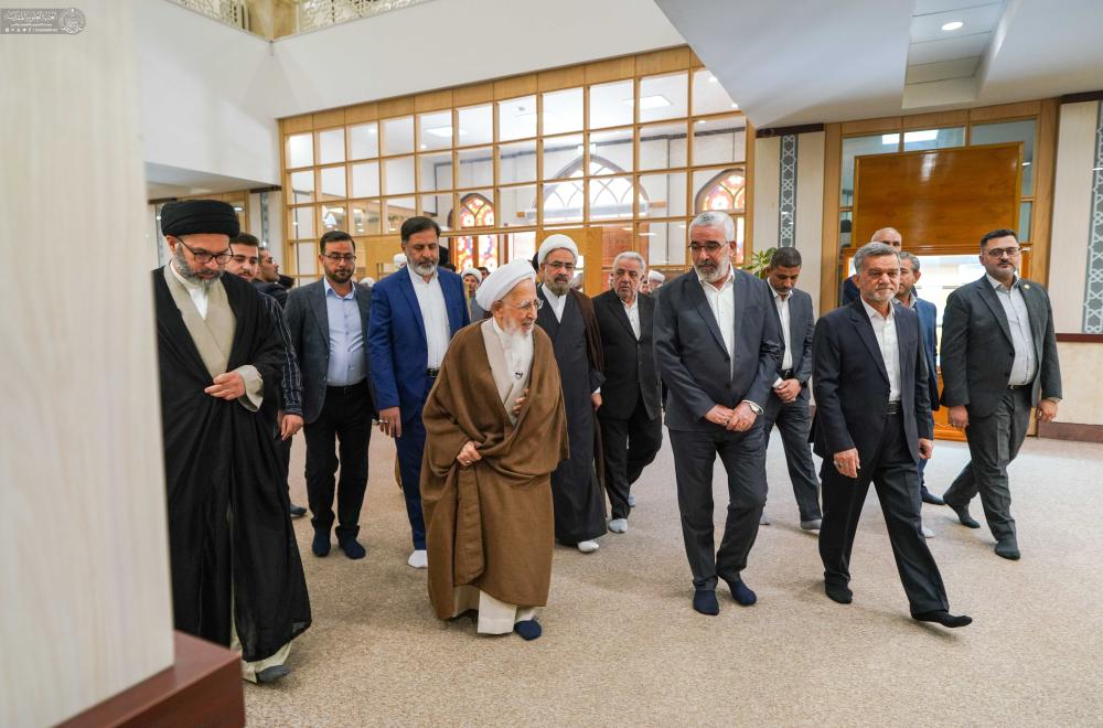 بحضور علمائي وأكاديمي .. العتبة العلوية المقدسة تحتفي بالمرجع الديني آية الله الشيخ عبد الله جوادي آملي
