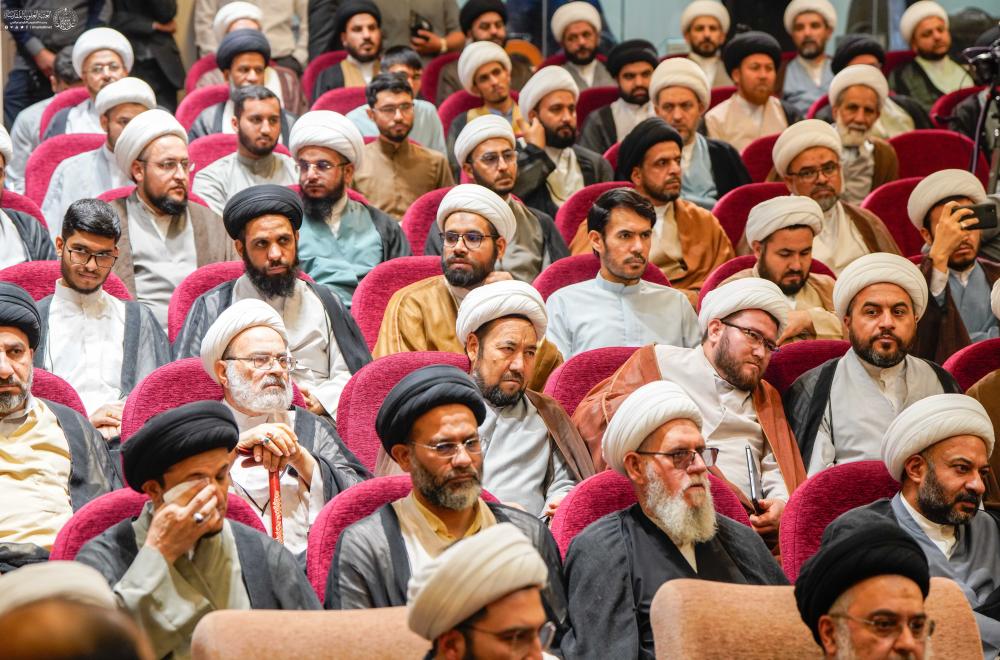 بحضور علمائي وأكاديمي .. العتبة العلوية المقدسة تحتفي بالمرجع الديني آية الله الشيخ عبد الله جوادي آملي