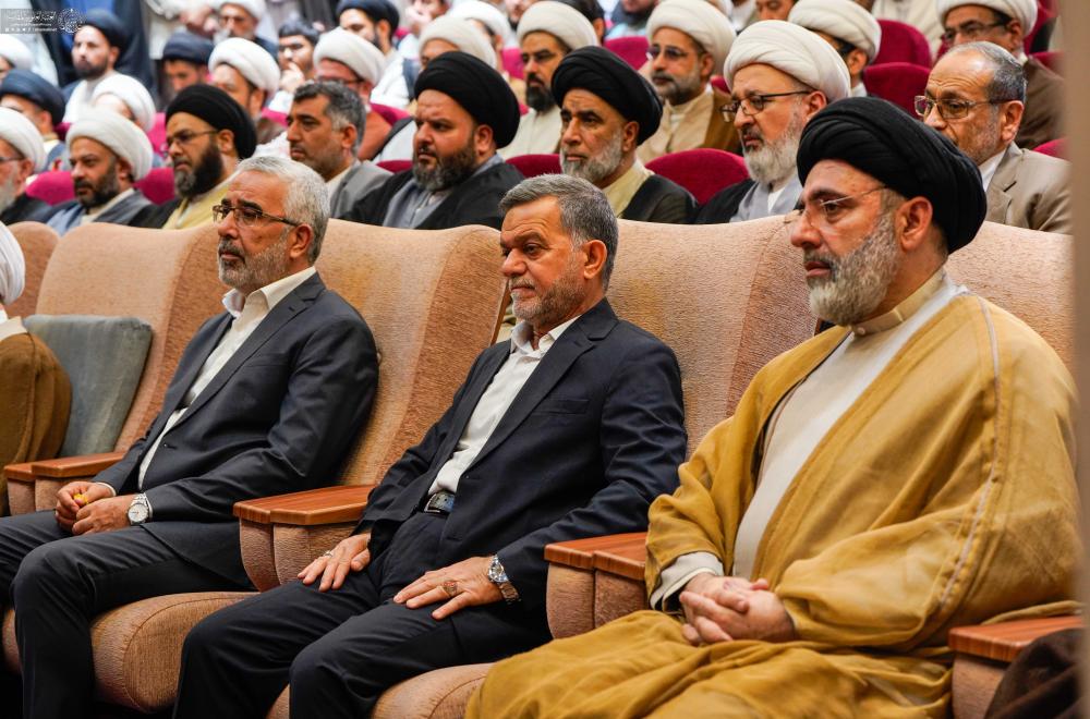 بحضور علمائي وأكاديمي .. العتبة العلوية المقدسة تحتفي بالمرجع الديني آية الله الشيخ عبد الله جوادي آملي