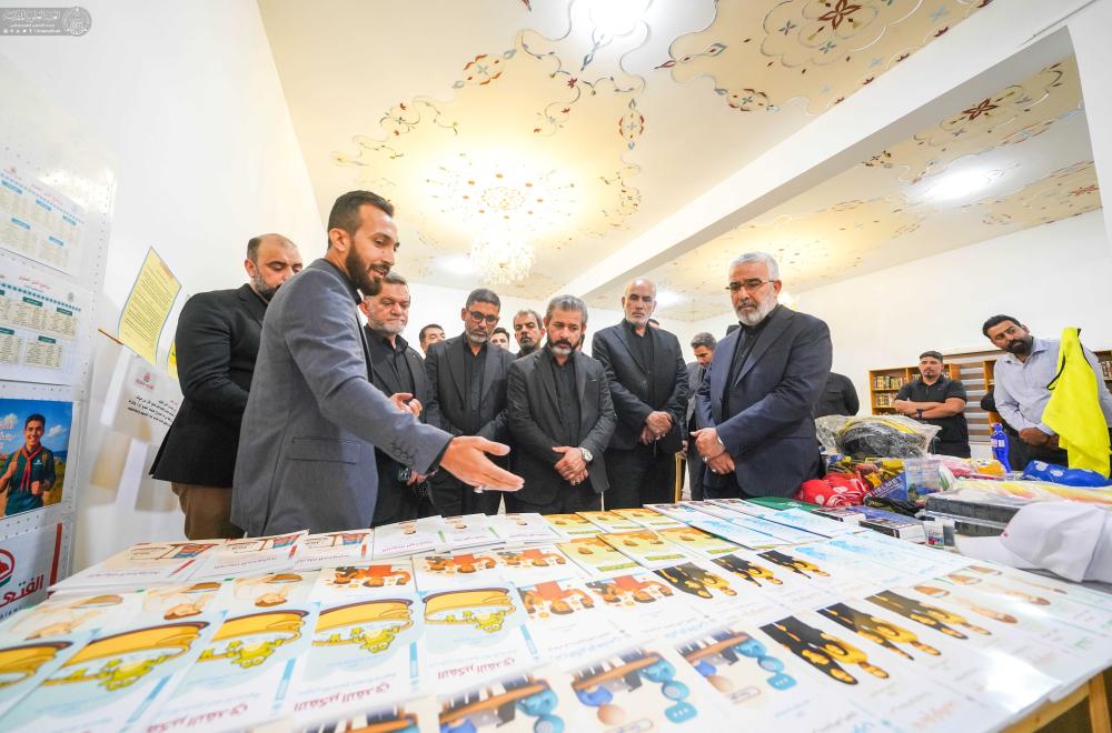 الأمين العامّ للعتبة العلويّة المقدّسة يتفقّد مخيّم \"الفتى العلويّ\" ويُشيد ببرامجه النوعية لرعاية الناشئة والشباب